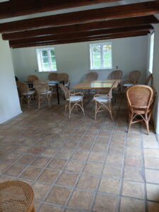 Our meeting room in the great outdoors